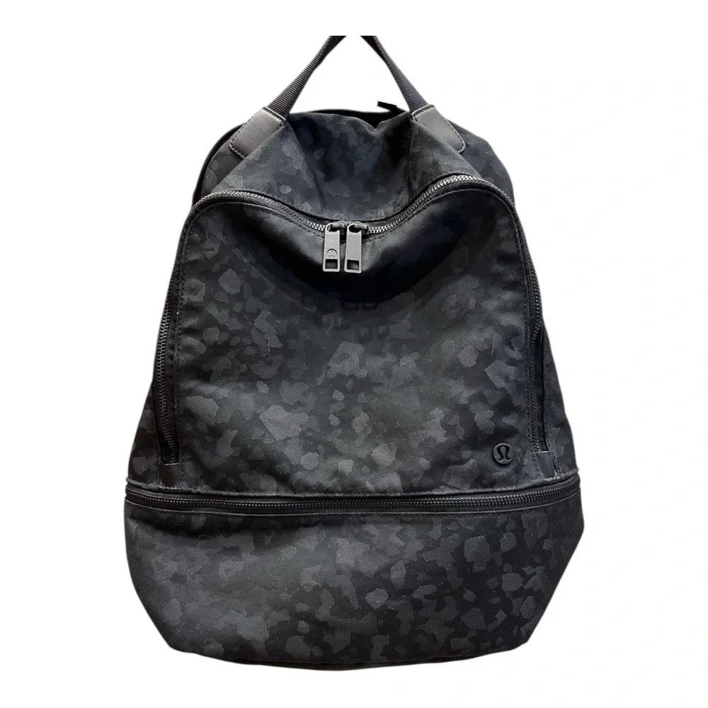 LULULEMON City Adventurer Backpack 17L Jacquard Camo Obsidian Black